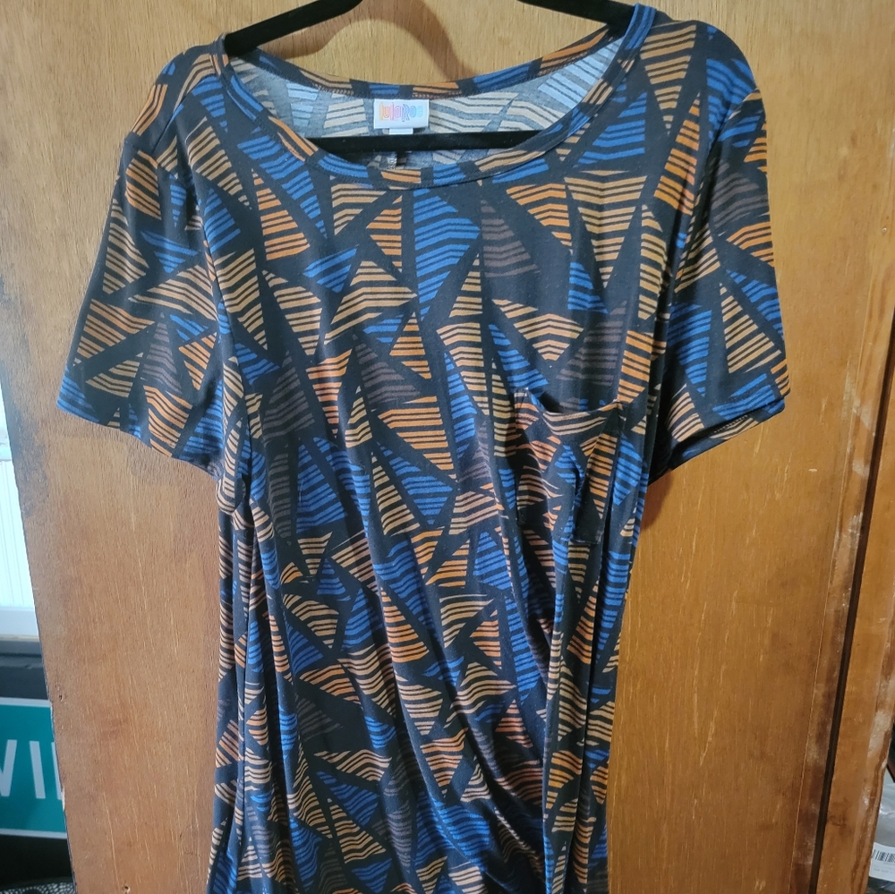 Lularoe XL Carly Dress- patterned